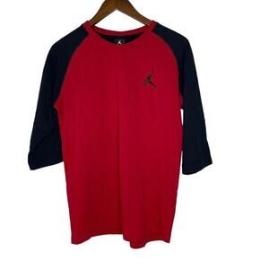 Jordan Red Black Shirt Boys Size XL￼